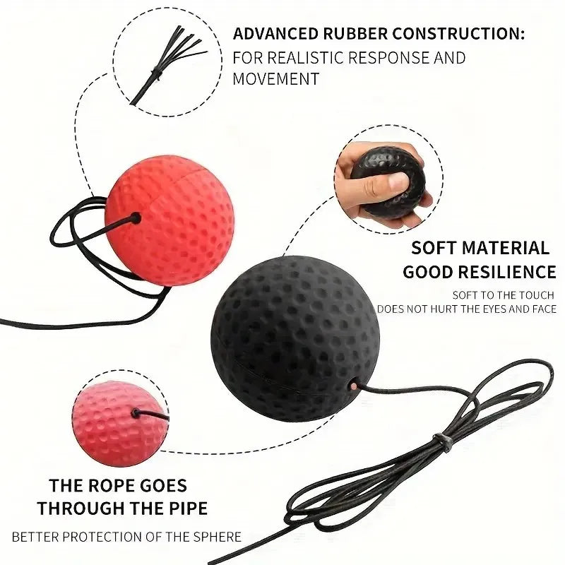 Boxing Reflex Ball Headband