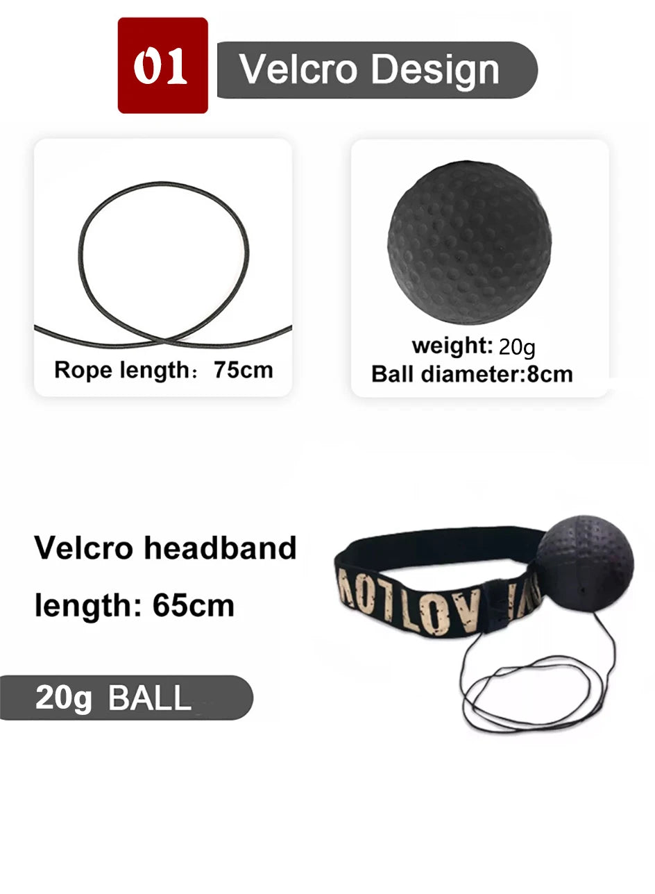 Boxing Reflex Ball Headband