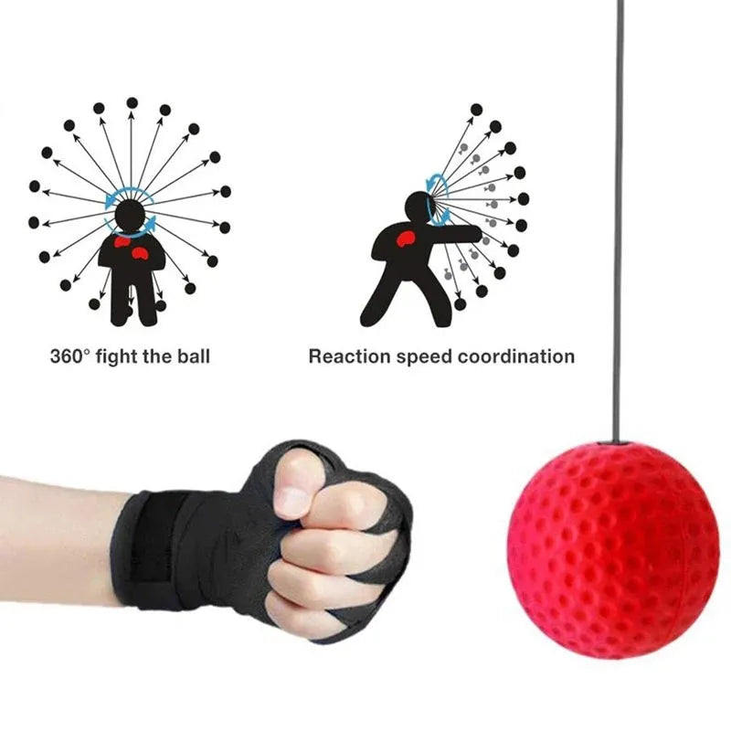 Boxing Reflex Ball Headband