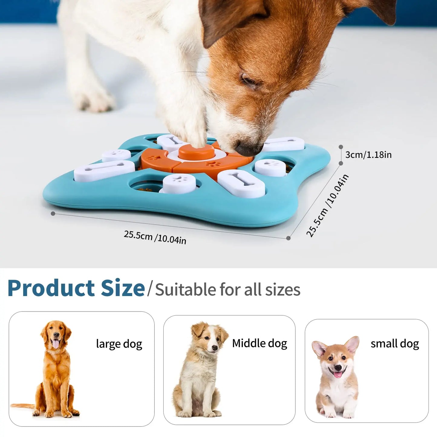 Interactive Dog Treat Puzzle