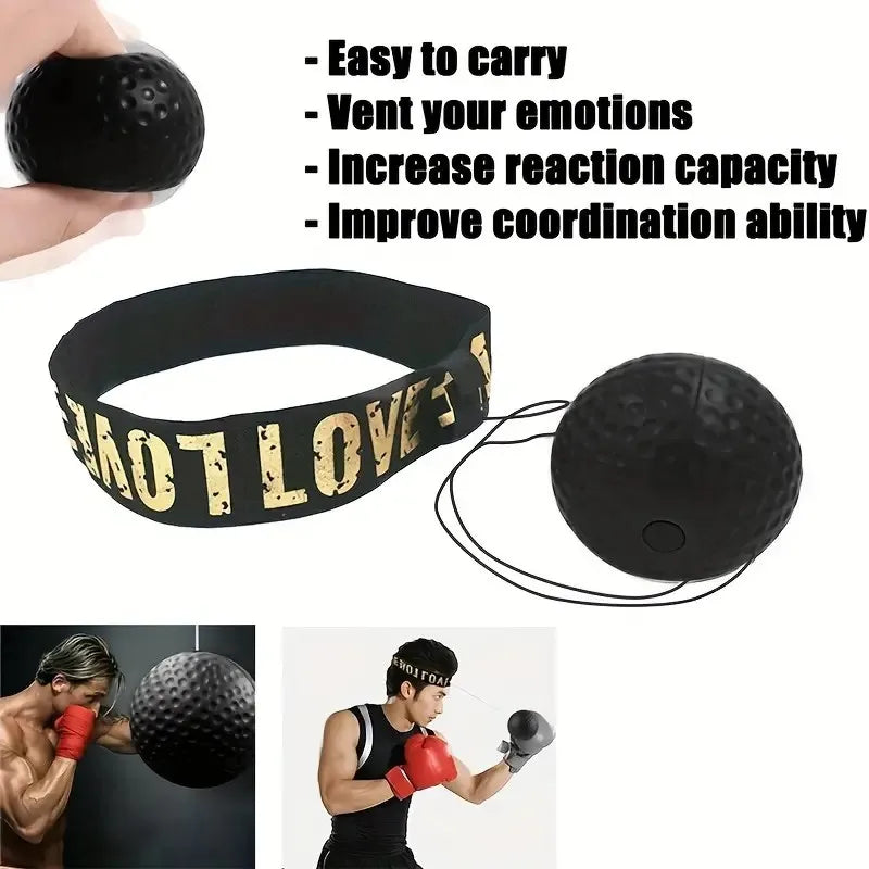 Boxing Reflex Ball Headband